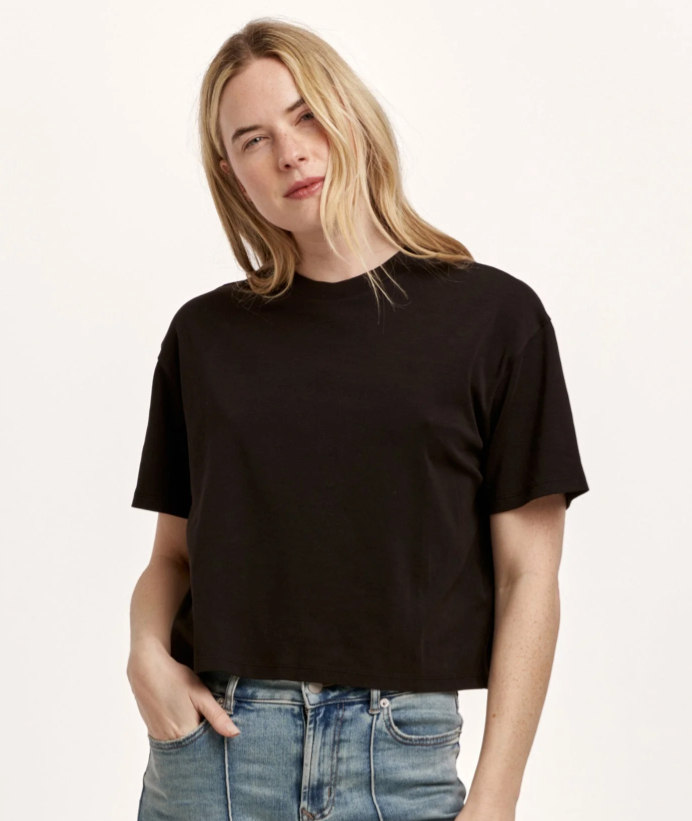 Maddox Solid Boyfriend Tee -4 Colors