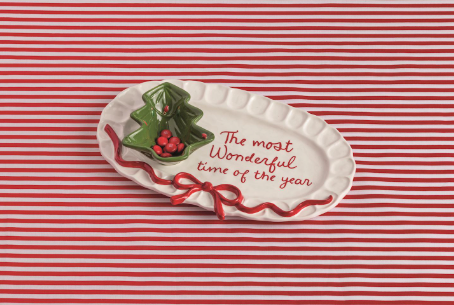 Bow Tree Platter & Tidbit Set