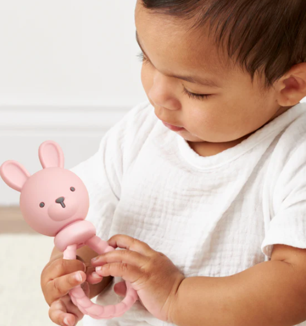 Bunny Sweetie Rattle™ Silicone Teether