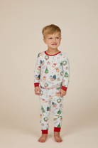 Kids Blue Christmas Pajama Set, dont launch yet
