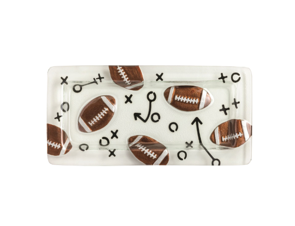 Football Glass Tray