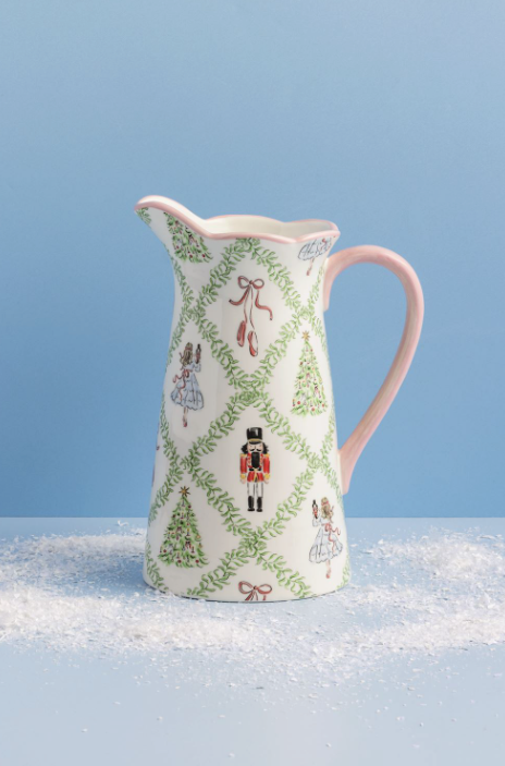 Nutcracker Ceramic Pitcher