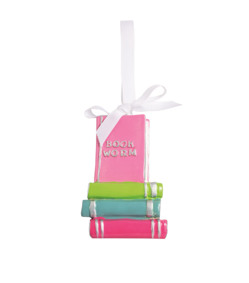 Book Worm Hobby Ornament