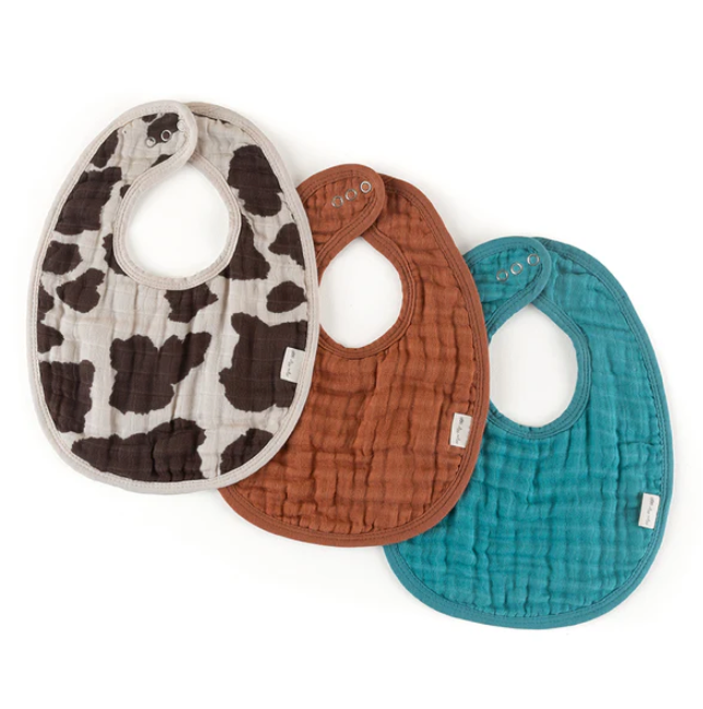 Itzy Baby Bib 3 Pack - Giddy Up