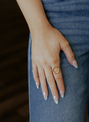 Gold Coronet Ring - Water Resistant