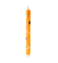 Halloween LED taper candles, shown in one of four available colors