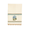 Floral Embroidered Waffle Towels