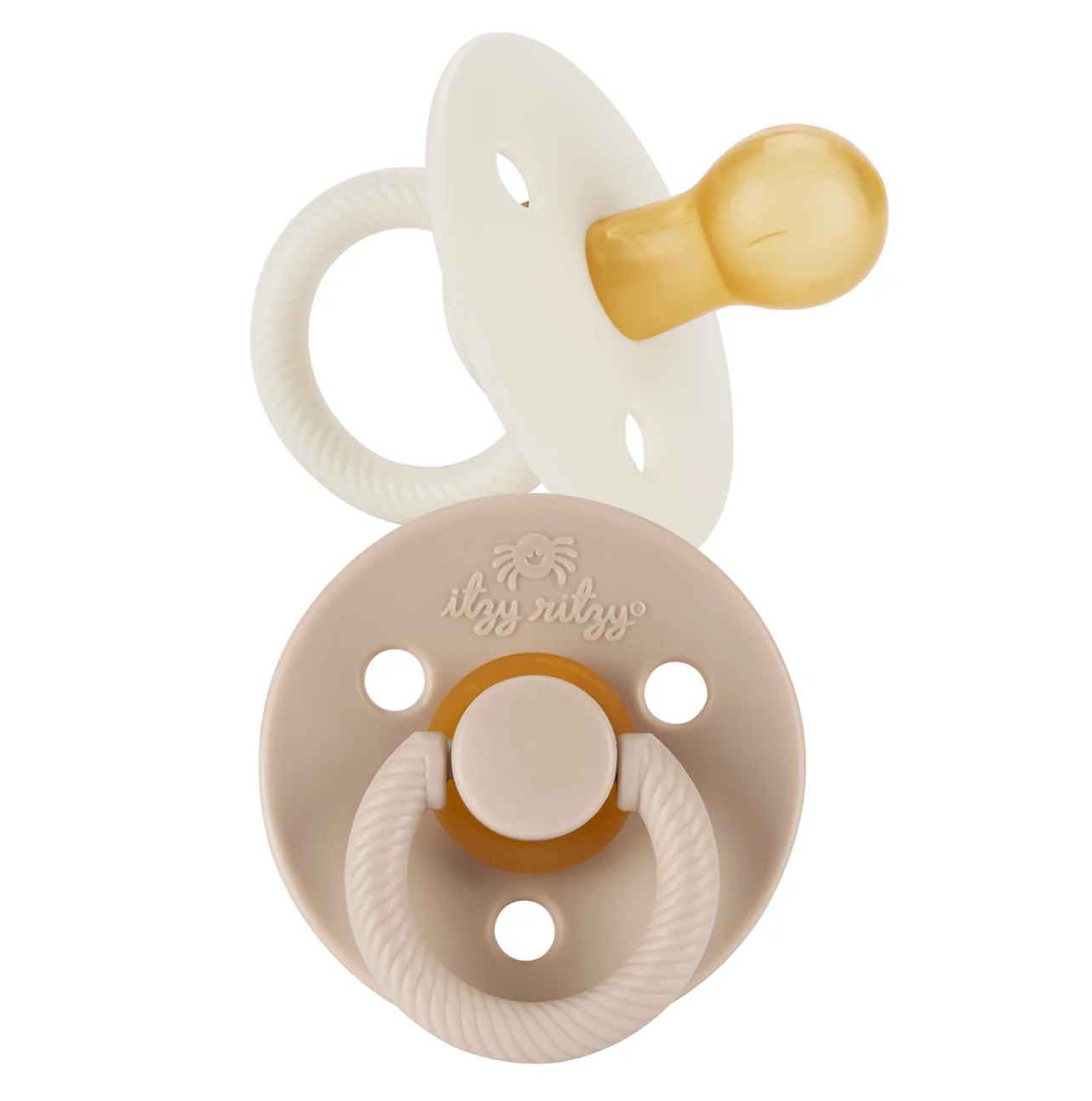 Itzy Ritzy Coconut & Toast Pacifier Set