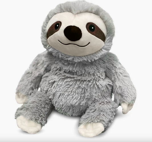 Grey Sloth Stuffed Animal Warmie