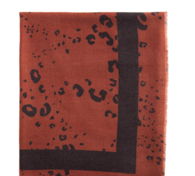 Mud Pie Square Animal Print Scarves