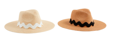 Ric Rac Fedora Hat -2 Colors