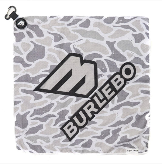 Burlebo White Camo Golf Towel