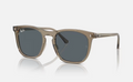 Ray-Ban Transparent Brown Sunglasses With Blue Lens