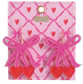 Mud Pie Valentine's Earrings