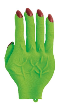 Mud Pie spooky Halloween hands decor, shown in one of four available colors