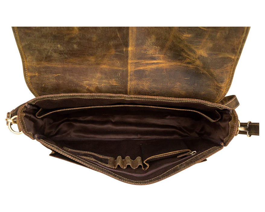 Myra Jackal Brown Laptop Bag