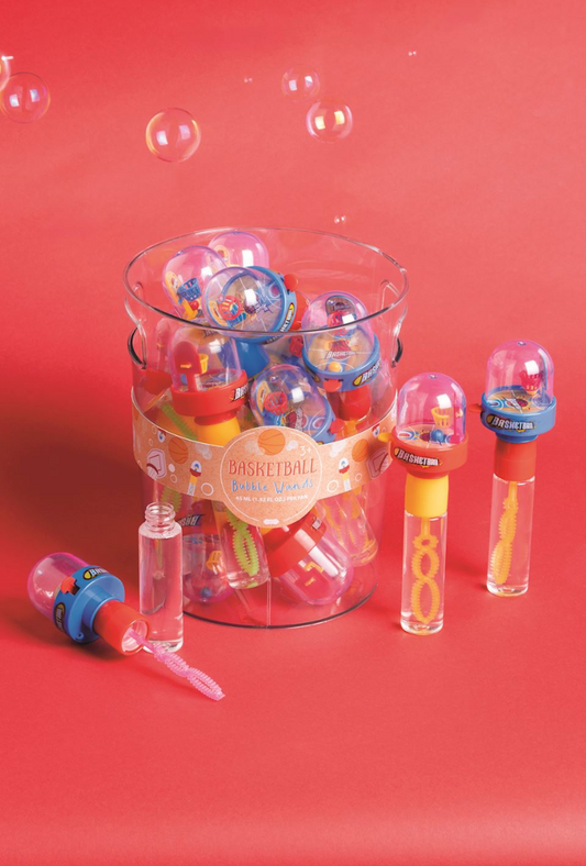 Mud Pie Basketball Bubble Wands - 3 Colors