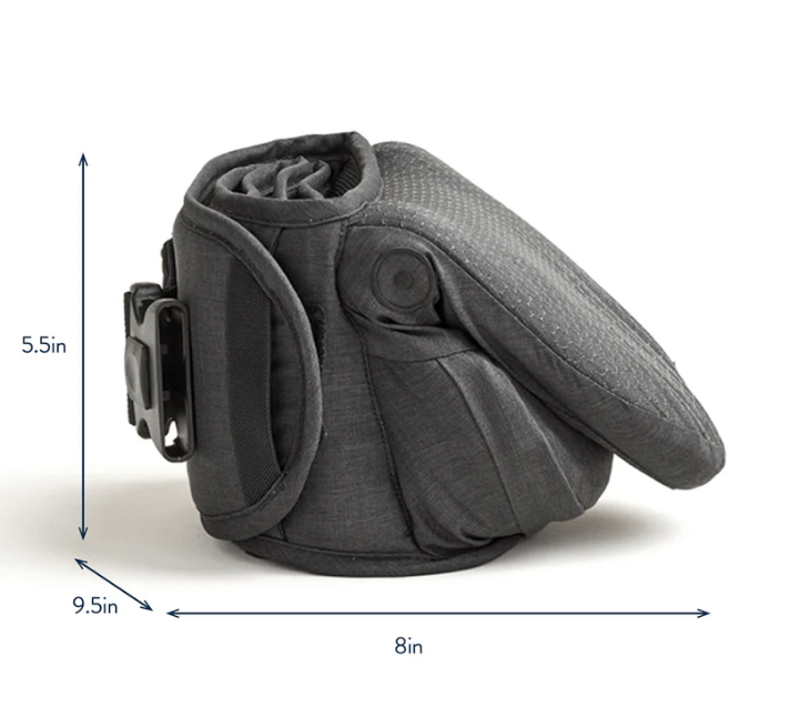 Itzy Ritzy Hold & Fold Black Hip Seat Baby Carrier