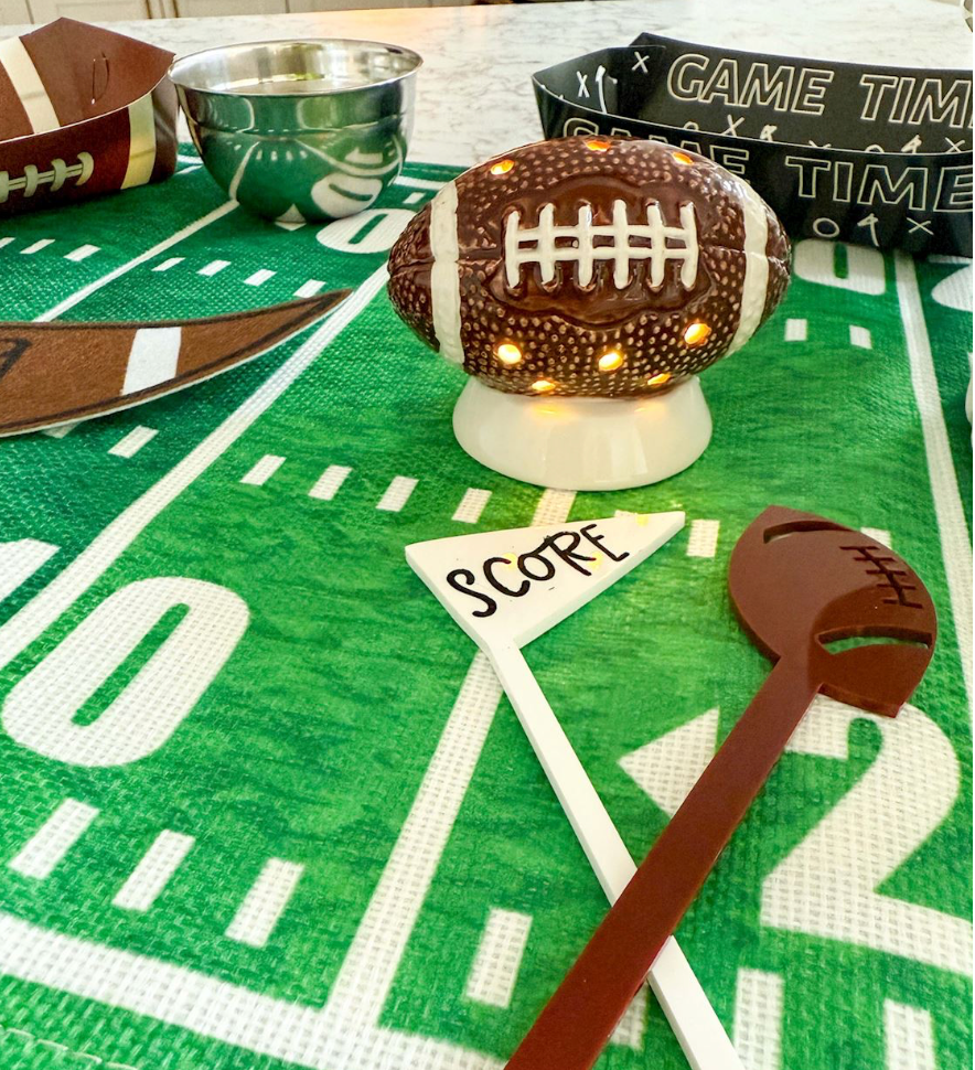 Mud Pie Football Light-Up Sitter