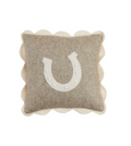 Horse and Horseshoe Felted Mini Pillows
