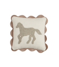 Horse and Horseshoe Felted Mini Pillows