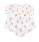 Angel Dear Teddy Bear Ballerina Smocked Bubble with Skirt