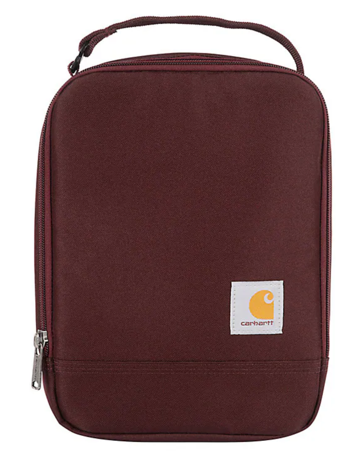 Carhartt insulated lunch cooler, shown in one of four available colors