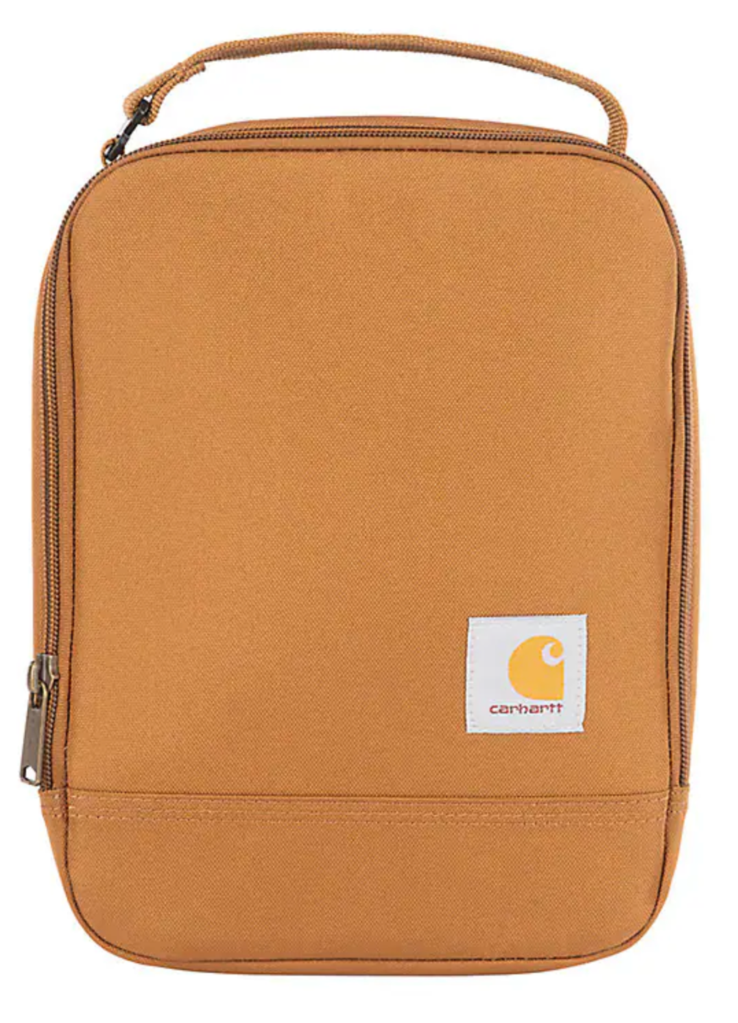 Carhartt insulated lunch cooler, shown in one of four available colors