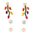 Mud Pie Holiday Stud Earring Set