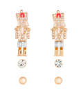 Mud Pie Holiday Stud Earring Set