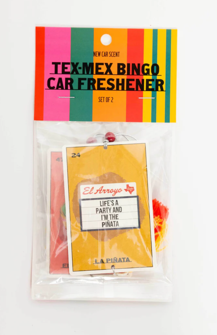 El Arroyo Tex-Mex Bingo La Piñata Car Freshie - 2 Pack