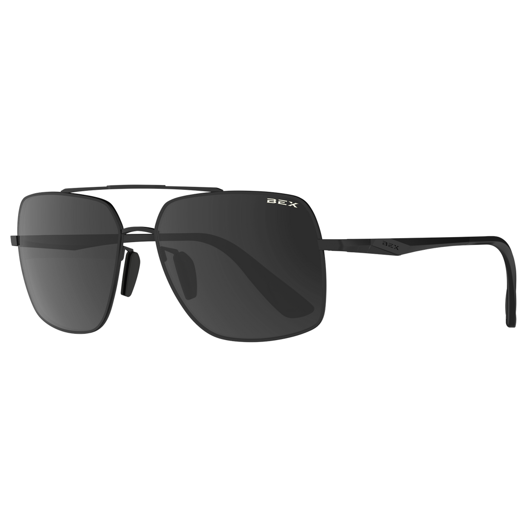 BEX Wing Metal Sunglass- Black & Grey