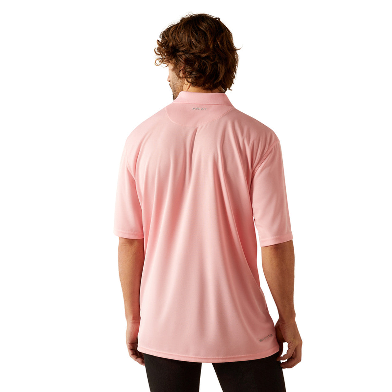 ARIAT TEK POLO PINK - MENS POLO