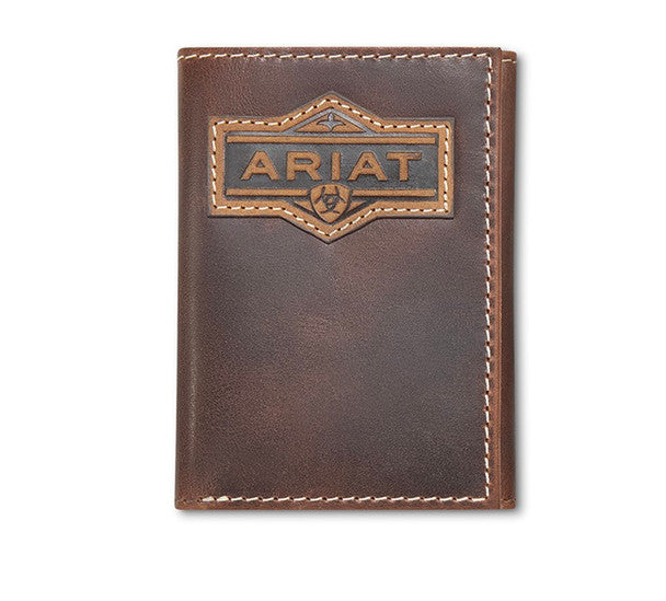Ariat Trifold Leather Wallet