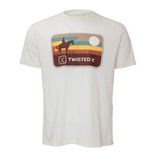 Cream Patch T-Shirt by Twisted X