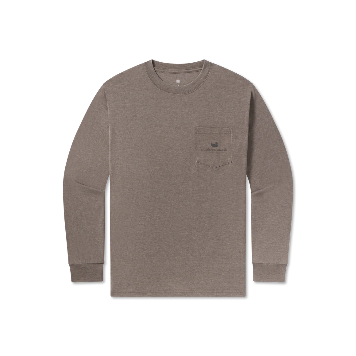 Southern Marsh Men's Washed Dark Shale Mallard Sighting Long Sleeve Tee