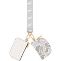 Local Girl dual wristlet keychain wallet, shown in one of several available colors