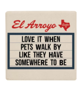 El Arroyo Raise The Woof Coaster Set