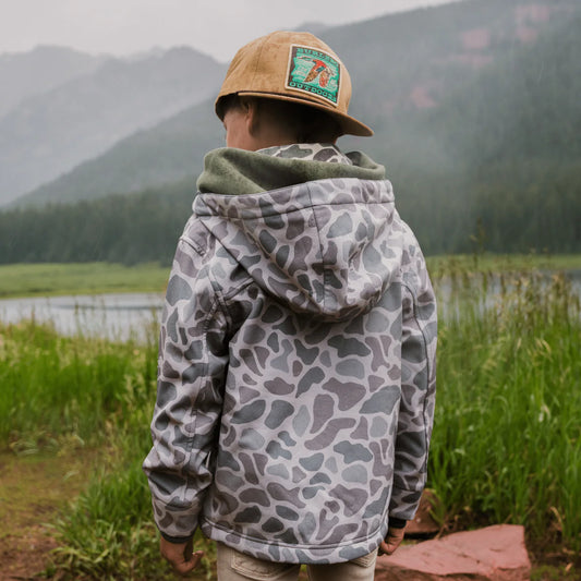 Burlebo Youth Classic Deer Camo Challenger Jacket