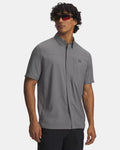 Under Armour men's Fish Pro Hybrid woven button-down shirt, shown in one of five available colors
