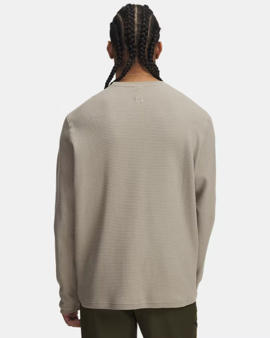 Under Armour Timberwolf Taupe Expanse Waffle Crew Shirt