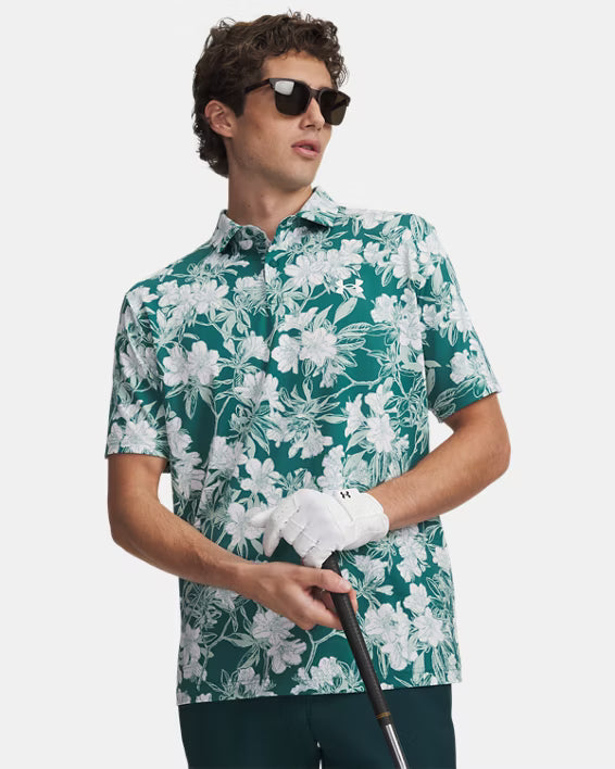 Under Armour Mens Matchplay Printed Polo