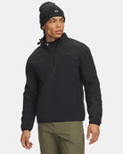 Under Armour Men's ColdGear Infrared Basecamp Fleece Half-Zip in Black