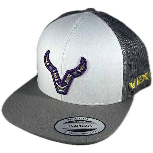 Vexil Aztec Icon- Steel Grey/White Mesh