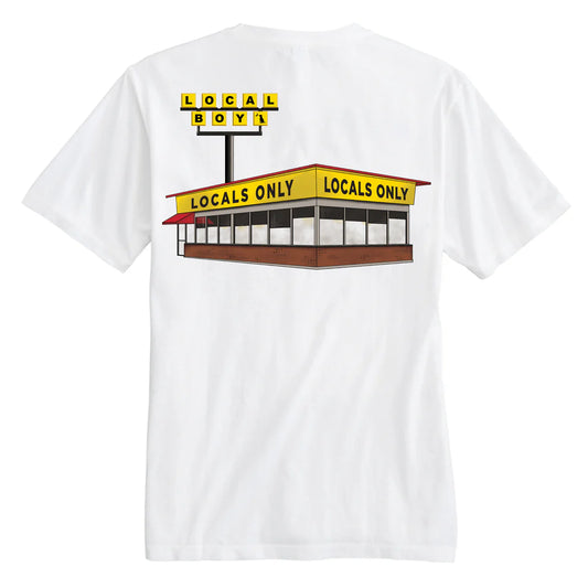 Local Boy Men's White Waho Tee
