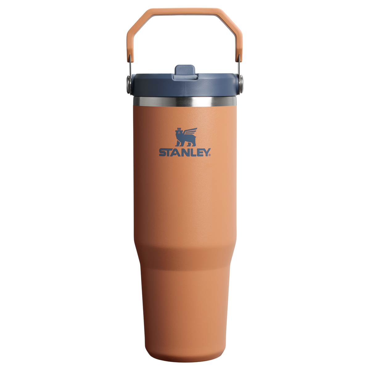 Stanley IceFlow Flip Straw Tumbler 30oz in Toast, front view