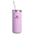 Stanley Everyday Slim Can Cooler Cup 10oz in Soft Orchid, front view