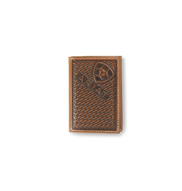 Ariat Sunburst Basketweave Trifold Wallet