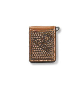 Ariat Sunburst Basketweave Money Clip