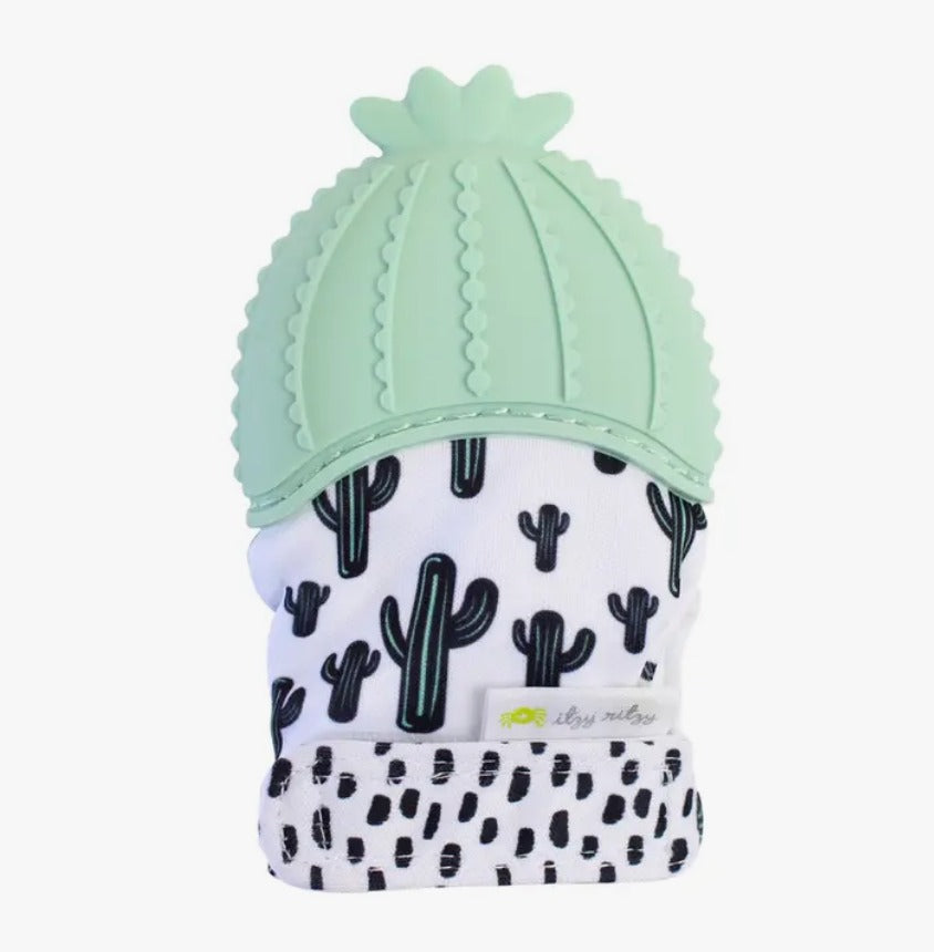 Itzy Mitt Silicone Cactus Teething Mitt